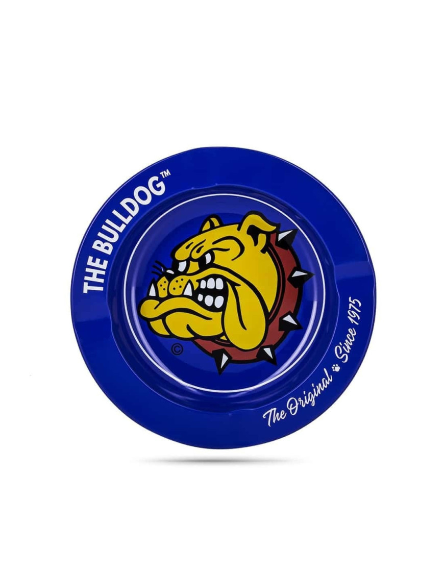 Cendrier Bleu en métal The Bulldog